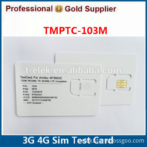 3G WCDMA UMTS Micro SIM Test Card for Anritsu MT8820 MT8820C